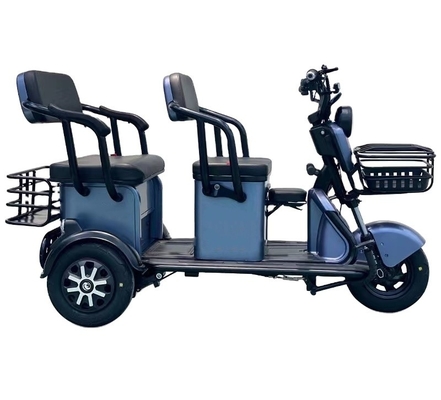500W Veículo elétrico de passageiros Triciclo para idosos com capacidade e energia de 15-20°