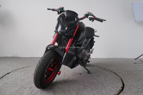 Capacidade máxima de carga de 150 kg 72V Bateria de alta velocidade Motocicleta elétrica para adultos