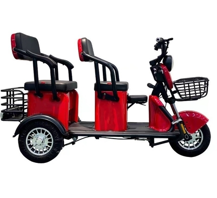 500W Veículo elétrico de passageiros Triciclo para idosos com capacidade e energia de 15-20°