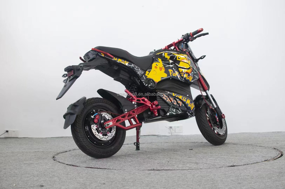 60-80 Km/h de velocidade máxima motocicleta elétrica motociclo scooter com design de bateria de lítio