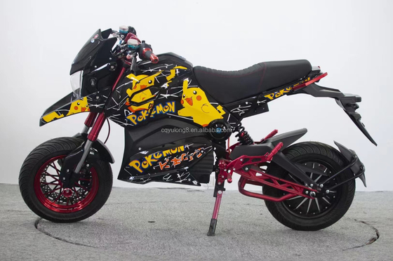 60-80 Km/h de velocidade máxima motocicleta elétrica motociclo scooter com design de bateria de lítio