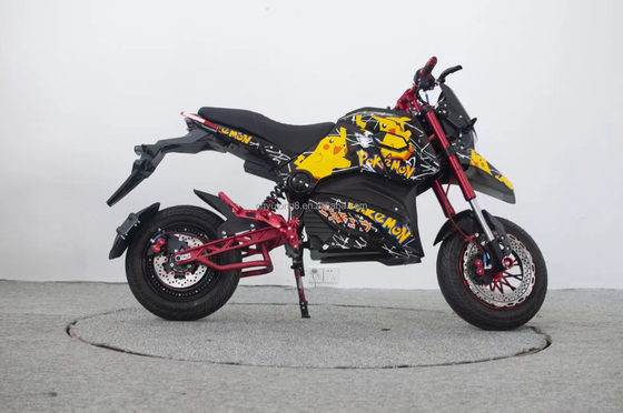 60-80 Km/h de velocidade máxima motocicleta elétrica motociclo scooter com design de bateria de lítio