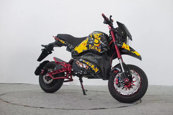 60-80 Km/h de velocidade máxima motocicleta elétrica motociclo scooter com design de bateria de lítio