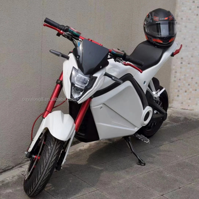 2000W/3000W/5000W Potência do motor 72V Motocicleta elétrica para corridas a alta velocidade
