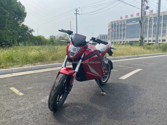 2000W/3000W/5000W Potência do motor 72V Motocicleta elétrica para corridas a alta velocidade