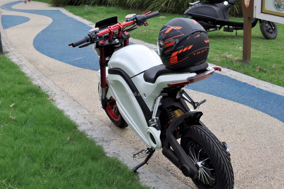 2000W/3000W/5000W Potência do motor 72V Motocicleta elétrica para corridas a alta velocidade