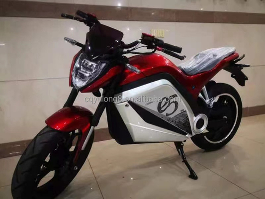2000W/3000W/5000W Potência do motor 72V Motocicleta elétrica para corridas a alta velocidade