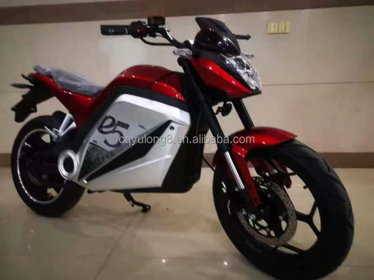 2000W/3000W/5000W Potência do motor 72V Motocicleta elétrica para corridas a alta velocidade
