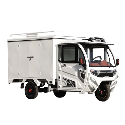 60V 1800W Triciclo Elétrico totalmente fechado Camião Express com opções de cores múltiplas