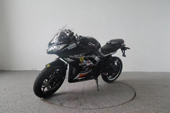 Pneus de 17 polegadas Alta velocidade 3kw 80km por hora Motocicleta a bateria