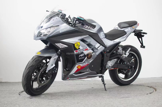 Pneus de 17 polegadas Alta velocidade 3kw 80km por hora Motocicleta a bateria