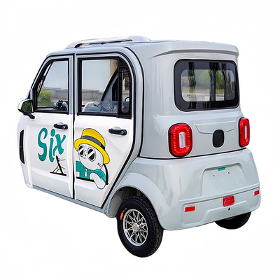 Caminhão familiar doméstico Triciclo elétrico de 1200W com 4 assentos totalmente fechados e energia