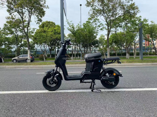 Motocicleta elétrica de cidade de velocidade rápida de 60 V, ciclomotor com motor potente e ecrã LCD