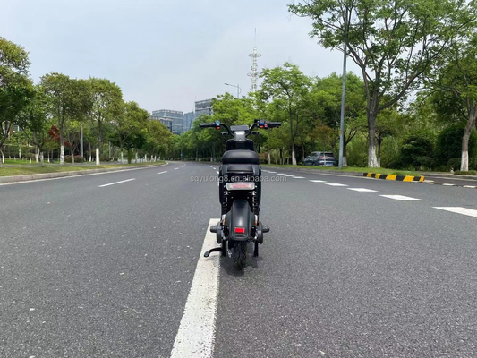 Motocicleta elétrica de cidade de velocidade rápida de 60 V, ciclomotor com motor potente e ecrã LCD