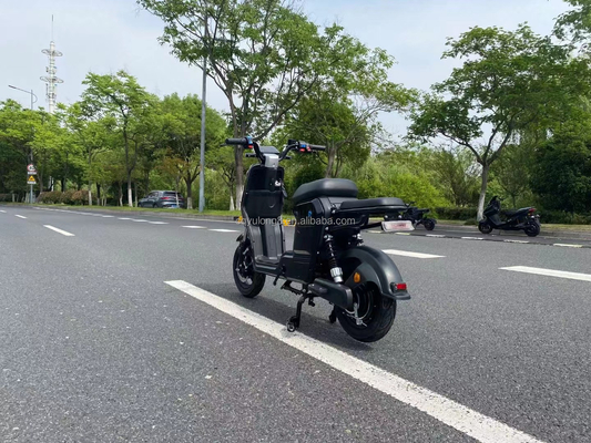 Motocicleta elétrica de cidade de velocidade rápida de 60 V, ciclomotor com motor potente e ecrã LCD