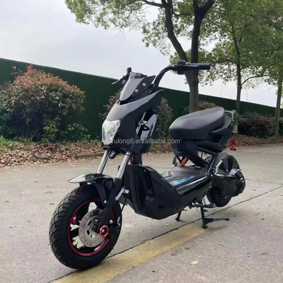 Scooter de moto elétrico de 800W com motor sem escova e estrutura de aço
