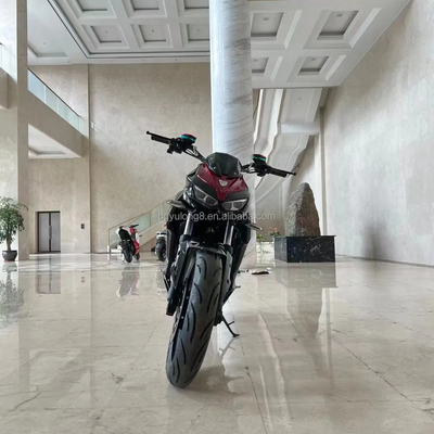 Motocicleta elétrica de corrida de bateria de lítio para adultos 120km/h Alta velocidade 2000w 5000w 10000w