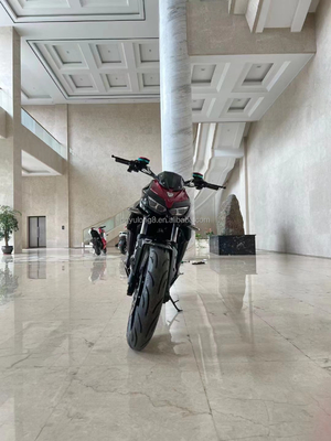 72V3000W Motos eléctricas de corrida com velocidade máxima de 100KM/H e sistema de travagem a disco
