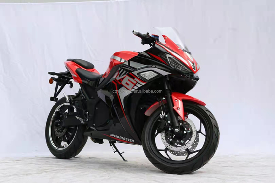 Freio de disco duplo 72V Motocicleta elétrica com 3000W-10KW de potência e carga máxima de 200kg