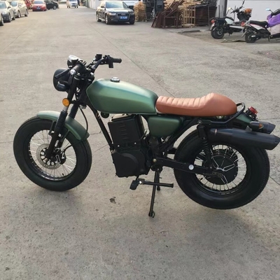 Motocicletas elétricas retrô para andar na rua Pneus de 10 polegadas 6-8 horas de tempo de carga