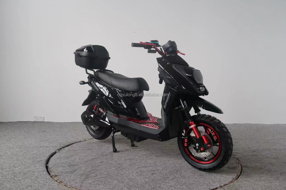 300W 500W 800W DC Motor sem escovas Motocicleta elétrica com travagem a disco e pneu de 10 polegadas