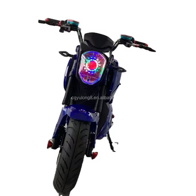20a Bateria de lítio 1500w 12 polegadas 72v Motocicleta elétrica para adultos Corridas de longa distância