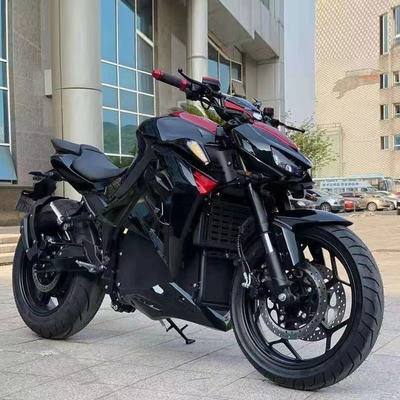 Motocicletas eléctricas CEE de 72 V a 3000 W com motor de escova e pneu dianteiro 110/70-17