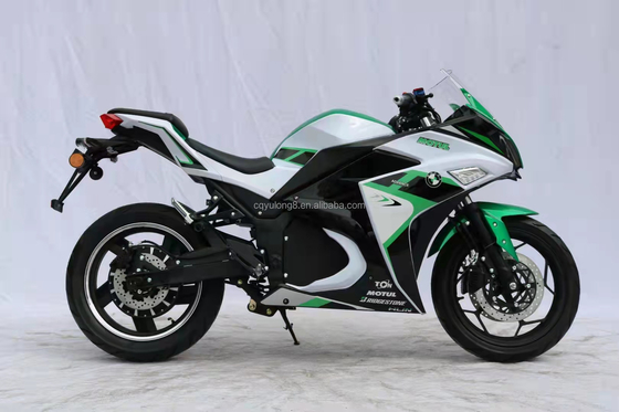 Carga máxima 200 kg Motocicletas elétricas de corrida com motor de 3000w e bateria de lítio