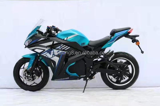 Carga máxima 200 kg Motocicletas elétricas de corrida com motor de 3000w e bateria de lítio