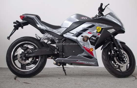 Motocicleta elétrica de travagem a disco para adultos 2000W 3000W 72V Dirt Bike Alimentada por eletricidade