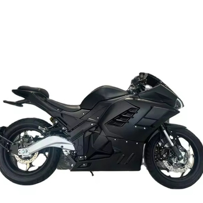 Potente 72V 3000W Motor Médio Bateria de Lítio Motos eléctricas de corrida com pneu de 12 polegadas