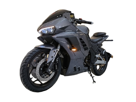 Potente 72V 3000W Motor Médio Bateria de Lítio Motos eléctricas de corrida com pneu de 12 polegadas