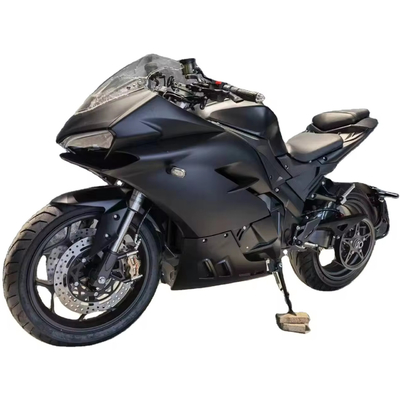 Potente 72V 3000W Motor Médio Bateria de Lítio Motos eléctricas de corrida com pneu de 12 polegadas