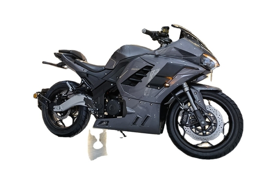 Potente 72V 3000W Motor Médio Bateria de Lítio Motos eléctricas de corrida com pneu de 12 polegadas