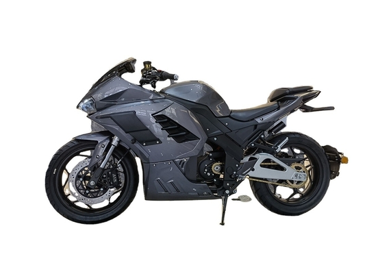 Potente 72V 3000W Motor Médio Bateria de Lítio Motos eléctricas de corrida com pneu de 12 polegadas