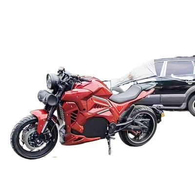 Motocicleta de corrida elétrica personalizada de 72v 3000W 5000W com freio de disco e resfriamento a água