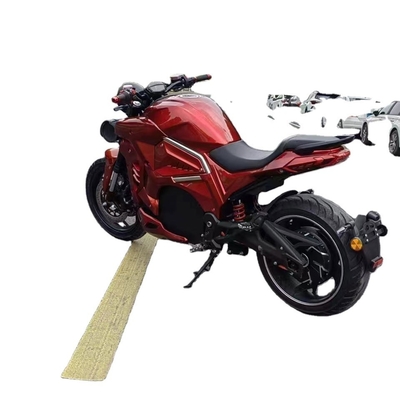Motocicleta de corrida elétrica personalizada de 72v 3000W 5000W com freio de disco e resfriamento a água