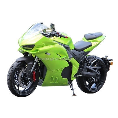 Motocicleta elétrica de motor médio com pneu de 17 polegadas e configuração final de alcance de 80-120KM