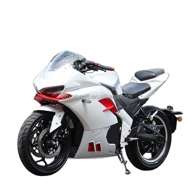 Motocicleta elétrica de motor médio com pneu de 17 polegadas e configuração final de alcance de 80-120KM