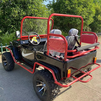 Equipado com bloqueio diferencial 4x4 UTV motorizado a gás