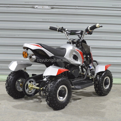 49cc Quad Bike Mini ATV para crianças 4x4 Wheeler com acionamento por cadeia e peças